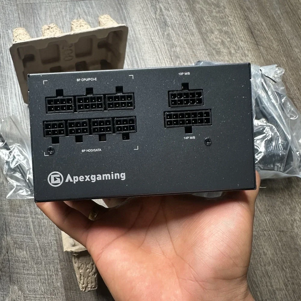 APEXGAMING NEW 750W 80+ GOLD Certified FULL MODULAR Gaming Power Supply‎ AG-750M